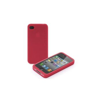 Funda Iphone 4g Silicona Rojo